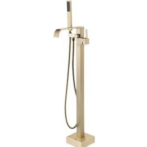 Quality CUPC Freestanding Bathtub Accessories Brass Brushed Bronze Tub Faucet Taps wholesale