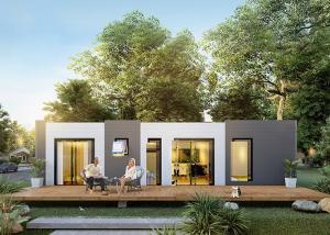 Quality Prefabricated Modular House Kits Light Steel Frame House For Adu AU/USA/EU Standard wholesale
