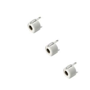 Quality 6mm Ceramic Trimmer Capacitor White 10pF 100V For Remote Keyless Equipment wholesale