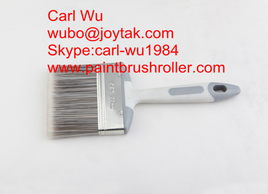 Natural bristle Chinese bristle synthetic mix paint brush wood handle plastic handle 4 inch PB-001