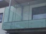 ISO12543 Balcony Glass Railing , Frameless Glass Railings For Decks