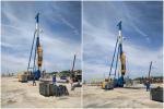 PHC Pile Hydraulic Pile Hammer , Hydraulic Jack Hammer Easy Operation