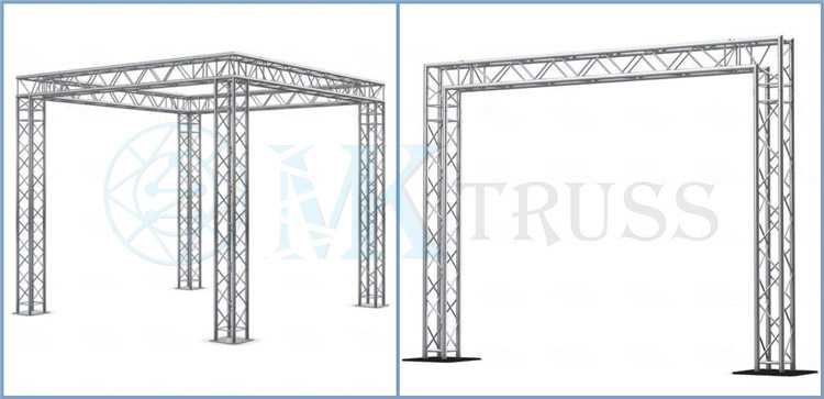 Spigot Junction Way Aluminum Light Truss for Concerts 0.5-3.0m Length and OEM Offered