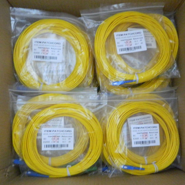 Transparent PU Tube Pulling Eye Patch Cord Optical Fiber