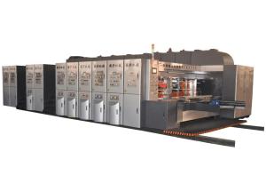Quality Flexo Printing Slotting Die Cutting Machine Drying With Water Base Oil Machine wholesale