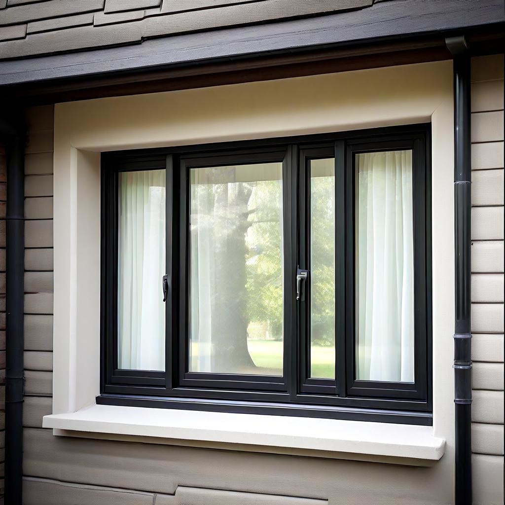 OEM Aluminium Alloy Sliding Windows , Soundproof Aluminum Profile Sliding Window