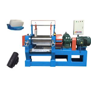 Quality Solid Silicone Rubber Making Machine , Rubber Mixing Roller Mill 380V 7.5 kW wholesale