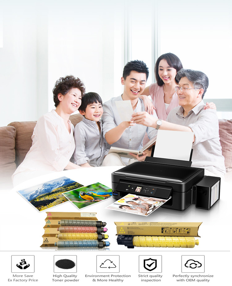 Original OEM Ricoh 888640 Black Toner Cartridge For Aficio MPC 2500AD MPC 3000AD