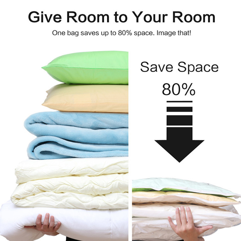 Reusable 80cmx100cm Air Compression Bags For Clothes