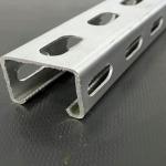 Weather Resistant Aluminum Strut Channel Strength C Shaped Steel Lightweight