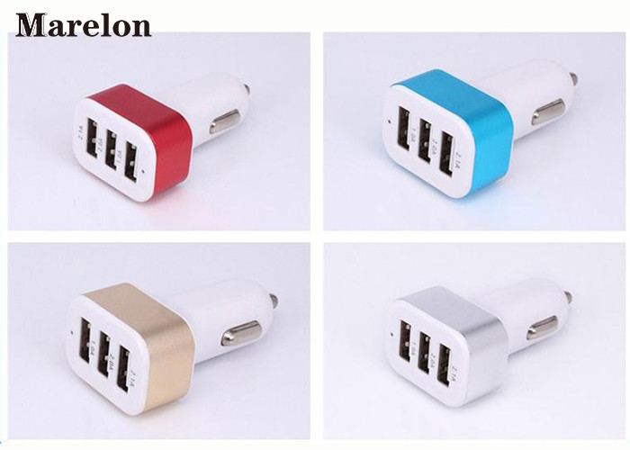 Data Transfer USB Car Charger / Mobile Phone Charger Prevent Short Circuit
