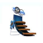Facial Mask L Shape Display Stand Countertop Custom Cosmetic Display Stand