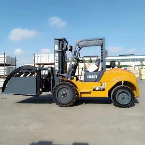 Quality Front Tire 12-16.5-10PR Safe Handling Rough Terrain Forklift Truck Working Pressure 18.5 Mpa Powerful Forklift wholesale