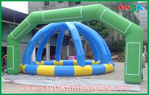 Quality Commercial Outdoor Green Inflatable Archway For Promotion W7mxH4m wholesale