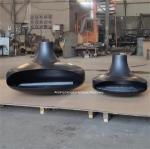 Black Roof Mounted Ceiling Carbon Steel Float Suspended Bioethanol Fireplace