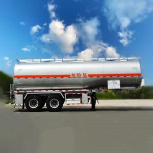Quality 28000L Capacity Carbon Steel Fuel Refuel Tank Semi-Trailer for Diesel Gasoline Delivery wholesale