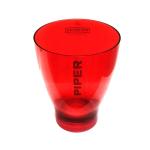 Piper Heidsieck Vintage Plastic Champagne Ice Bucket Red Purple Transparent