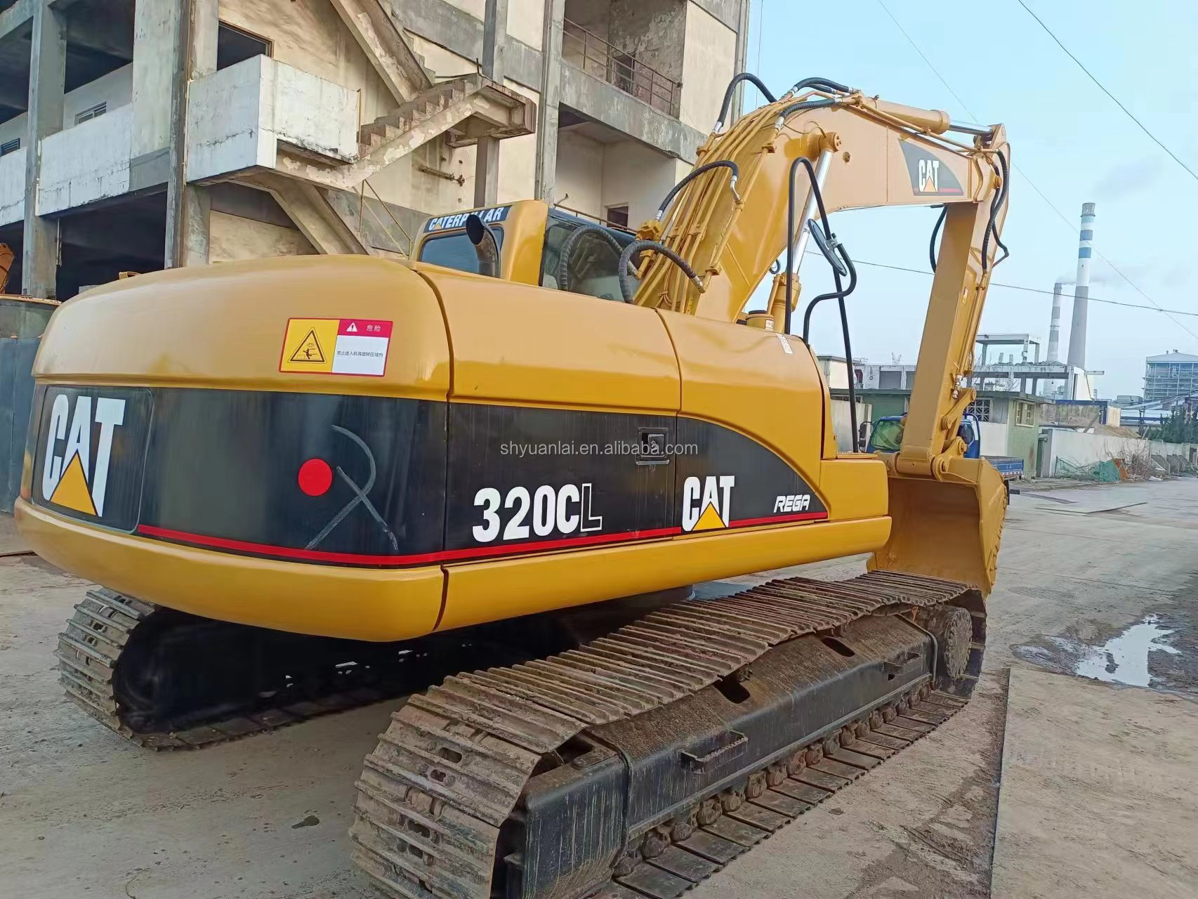 20T CAT 320C Excavator with Original Hydraulic Pump Strong Power High Work Efficiency