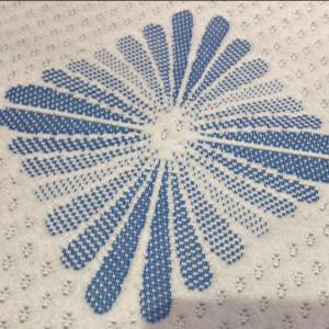Quality SGS Recycled Polyester 160gsm Knitted Jacquard Fabric For Bedding wholesale