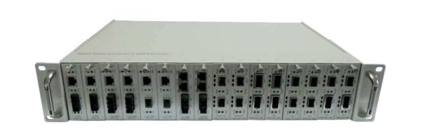 2U 16Slot Centralized Managed Media Converters ,Giga,125M~4.25G,10G ,40G OEO,