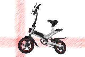 Quality Lithium Battery Fold Up Electric Bike , 36V 10 AH Full Size Folding Road Bike wholesale