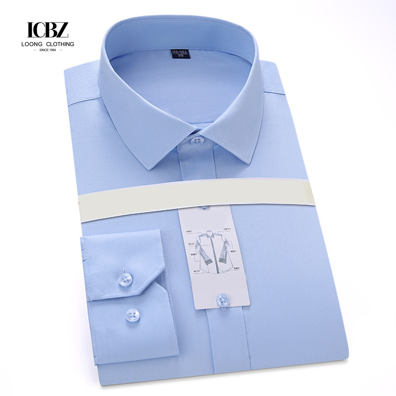 Long Sleeve Shirt Casual Office Wear Business Formal Cardigan for Men in Spring 2023