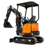 CARTER 1800kg Hydraulic Mini Excavator / SD18U Digger Construction Equipment