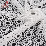 African Style Guipure Water Soluble Lace 100% Polyester Milk Silk Embroidered