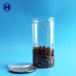 Quality Aluminum Lid Clear Plastic Cans Long High 1380ml 401# Pop Corn Packaging wholesale