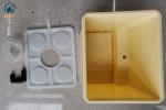11L Hydroponic Plastic Dutch Bato Buckets For Vegetable / Fruits Growing