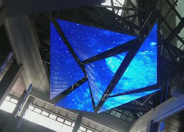 P7.8 Transparent LED Screens DP1.2 Waterproof Indoor Digital Signage Display