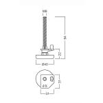 S340 Adjustable foot of eight way extrusion,Components of Octanorm Similar