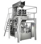 8 Stations Multihead Weigher Nitrogen Packing Machine For Snacks