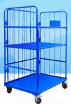 Corrosion Resistant Movable Wire Shelving With Casters For Logistics and