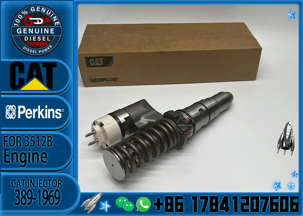 New Diesel Fuel Injector 250-1302 389-1969 10R-1303 386-1754 for 3512B Excavator 3512C 3516B 3516C