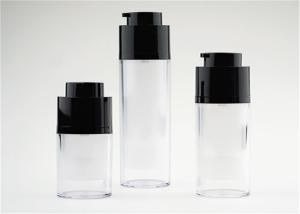 Quality 10ml 15ml Clear Airless Pump Bottles With Plastic Twist Up Airless Pump wholesale