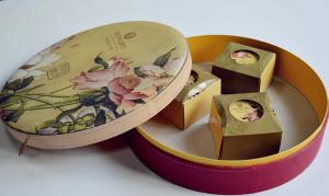 Quality fancy quanlity round gift tea box wholesale