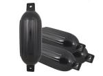 Durable Black PVC Inflatable Bumper Shield Protection Ribbed G Marine Boat