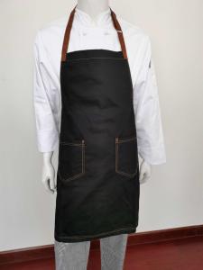 Quality OEM Hotel Cooking Chef Work Apron Custom Restaurant Kitchen Cooking Apron wholesale