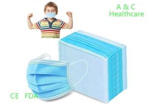 Quality Adult Anti Virus Ear Type Disposable Face Mask Blue And White Gb2626-2006 wholesale