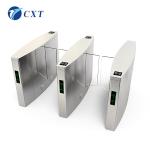 RFID Glass Swing Turnstile 201 Stainless Steel With Single Channel
