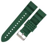 Heavy Style 22mm Dive Watch Band Atrovirens Color Adjustable Size