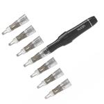 Single Professional PMU Cartridge Needles Private Label Logo Zero Noise