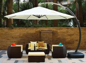 Quality 4m sun umbrella hotel umbrella beach umbrellas garden umbrella wholesale