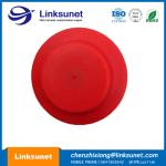 Sensor Cover Plastic Injection Molding PVC / ABS / PE RED Plastic Housing Mold