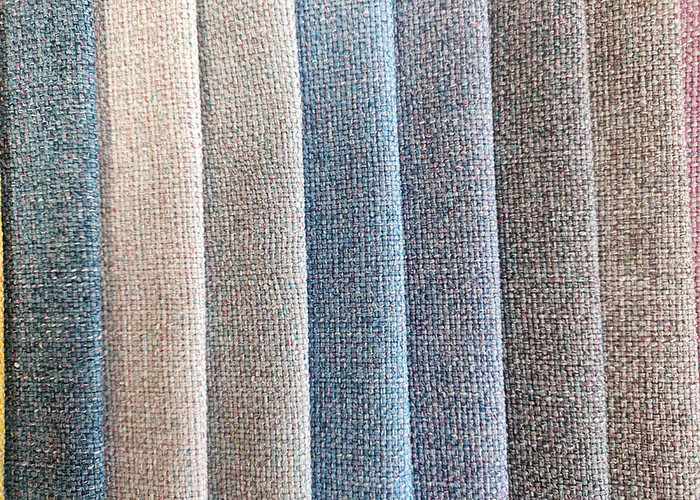 Colorful Eco Friendly Upholstery Fabric 100% Polyester Sofa Furnishing Fabric