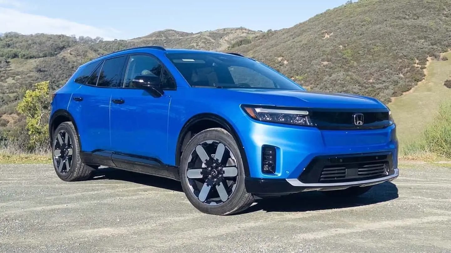 New Ev car 2024 Honda Prologue EV Crossover with a low, wide stance, a long wheelbase