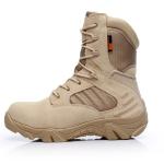 Combat Military Rubber Boots High Ankle Outdoor Tactical Men'S Desert Hiking 39
