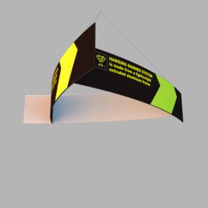 Quality Suspended Trade Show Event Booth Hanging Display Signs Hanging Ceiling Banner wholesale