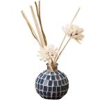 Luxury Glass Tiles Home Fragrance Reed Diffuser Plant Essential Oils For Gift